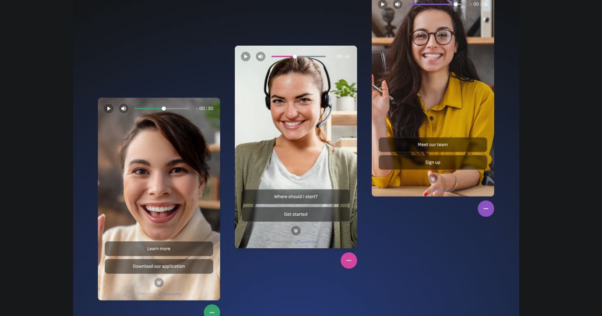 VideoBot - Convert 3.4x More Leads with Video Chatbots | LouiseBot